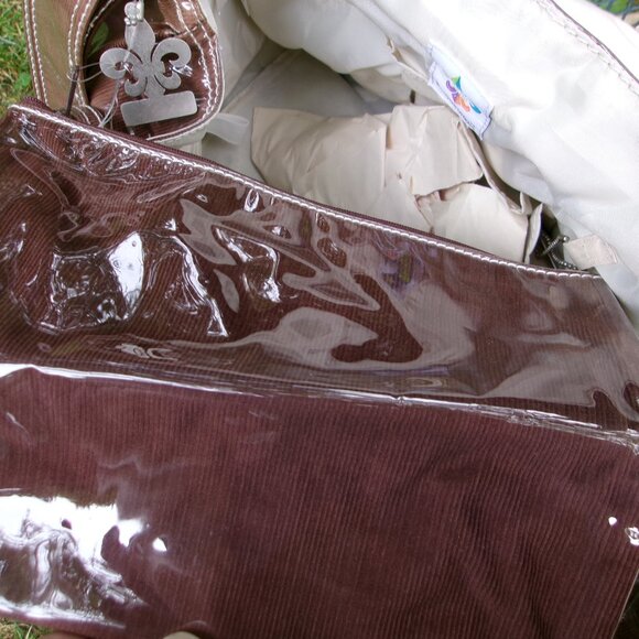 Kalencom New Orleans 2960 Chocolate Corduroy Laminated Diaper Buckle Bag NEW NWT - Picture 14 of 16